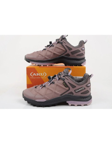 Aku buty sportowe trekkingowe damskie rocket gore-tex turystyczne różowe