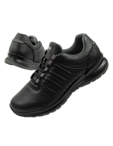 Grisport buty męskie sportowe nero avon skórzane czarne wygodne lekkie