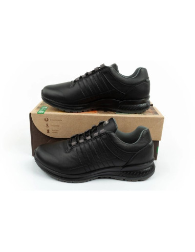 Grisport buty męskie sportowe nero avon skórzane czarne wygodne lekkie