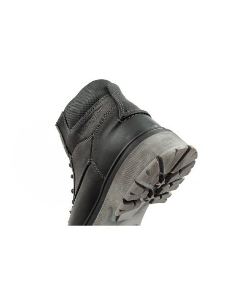 Wrangler allan mid  buty męskie sztyblety trzewiki eleganckie skórzane czarne