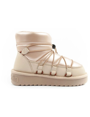 D.franklin buty śniegowce damskie zimowe modne ocieplane botki złote