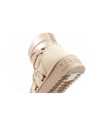 D.franklin buty śniegowce damskie zimowe modne ocieplane botki złote