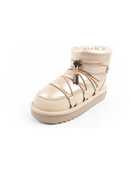 D.franklin buty śniegowce damskie zimowe modne ocieplane botki złote