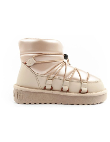 D.franklin buty śniegowce damskie zimowe modne ocieplane botki złote