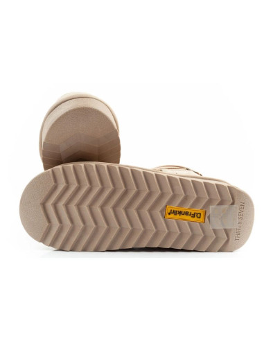 D.franklin buty śniegowce damskie zimowe modne ocieplane botki złote