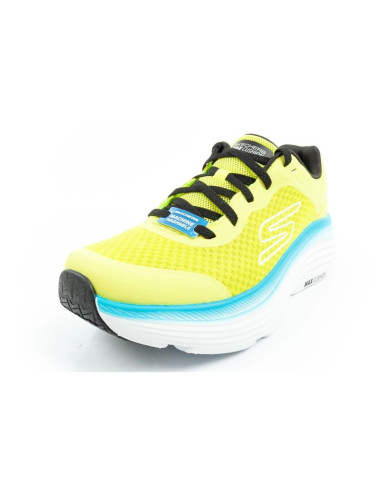 Skechers max cushioning buty męskie sportowe do biegania lekkie  limonkowe