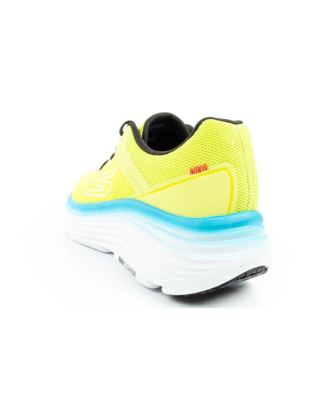 Skechers max cushioning buty męskie sportowe do biegania lekkie  limonkowe