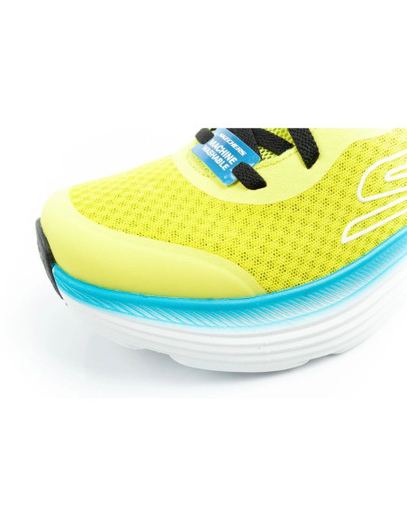 Skechers max cushioning buty męskie sportowe do biegania lekkie  limonkowe