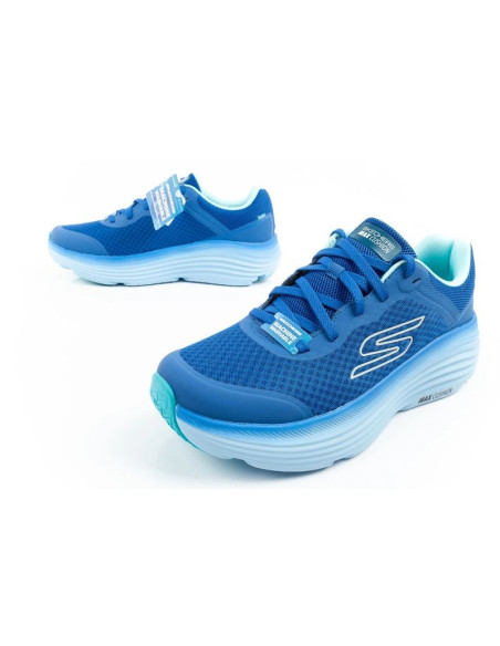 Skechers max cushioning buty męskie sportowe do biegania lekkie niebieskie