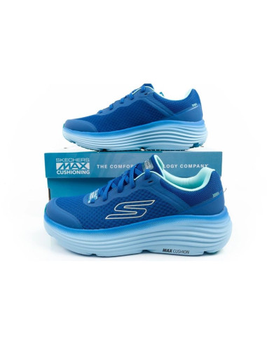 Skechers max cushioning buty męskie sportowe do biegania lekkie niebieskie