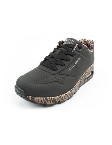 Skechers uno-loving love buty sneakersy sportowe damskie modne czarne