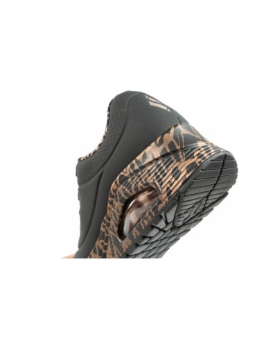 Skechers uno-loving love buty sneakersy sportowe damskie modne czarne