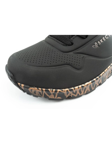 Skechers uno-loving love buty sneakersy sportowe damskie modne czarne