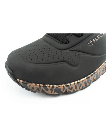Skechers uno-loving love buty sneakersy sportowe damskie modne czarne