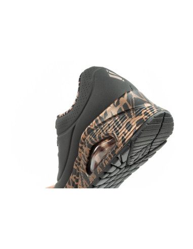 Skechers uno-loving love buty sneakersy sportowe damskie modne czarne