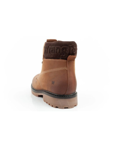 Wrangler arch buty męskie sztyblety trzewiki eleganckie skóra naturalna brązowe