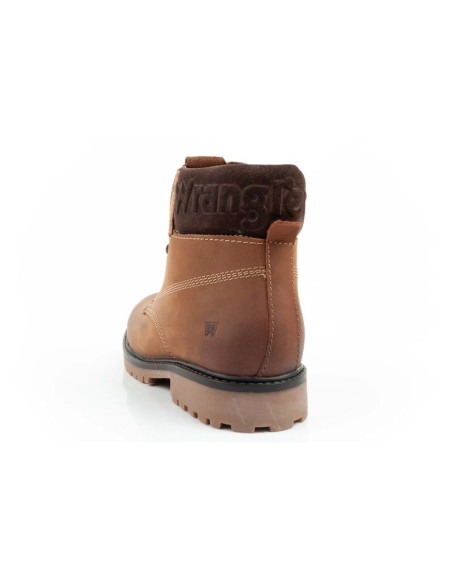 Wrangler arch buty męskie sztyblety trzewiki eleganckie skóra naturalna brązowe