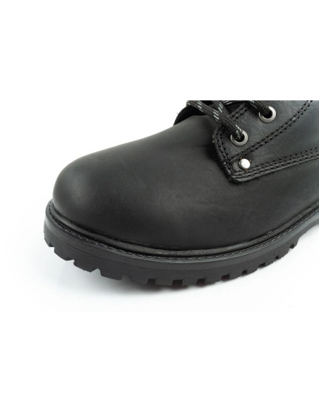 Wrangler yuma buty męskie sztyblety trzewiki eleganckie skórzane czarne