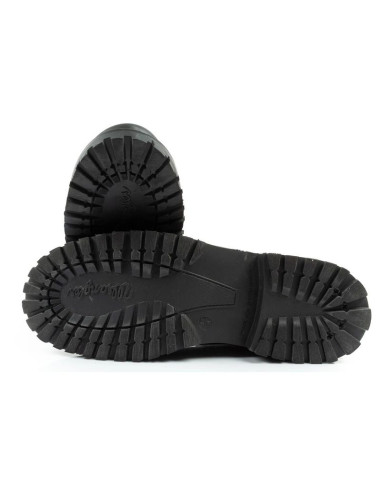 Wrangler yuma buty męskie sztyblety trzewiki eleganckie skórzane czarne