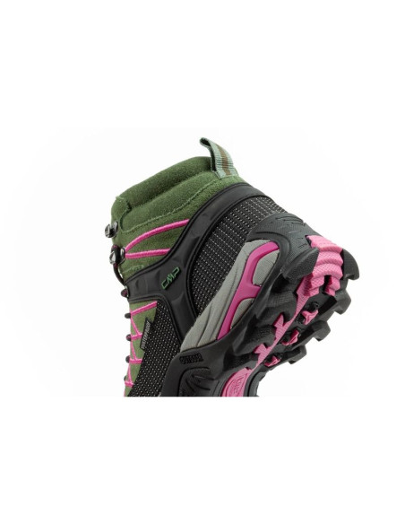 Cmp rigel buty damskie trekkingowe skóra trwałe wodoodporne za kostkę zielone