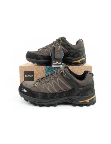Cmp rigel buty sportowe męskie trekkingowe wodoodporne wytrzymałe brązowe