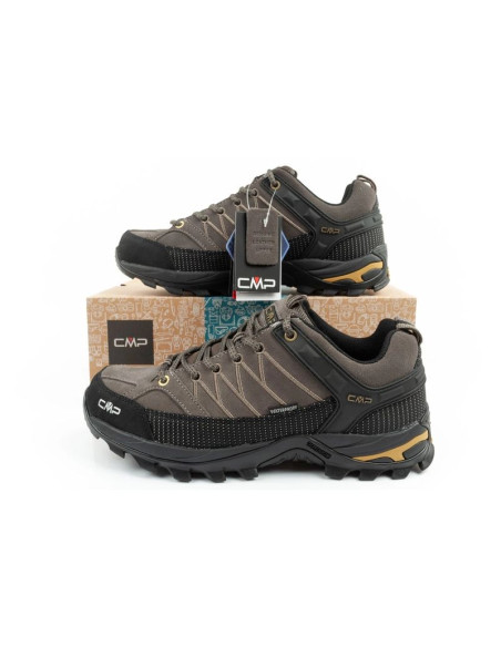 Cmp rigel buty sportowe męskie trekkingowe wodoodporne wytrzymałe brązowe