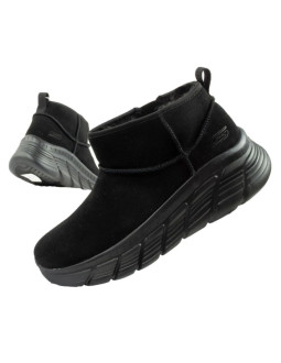 Skechers buty zimowe damskie botki za kostkę ocieplane skórzane