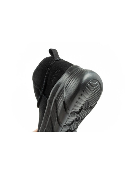 Skechers buty zimowe damskie botki za kostkę ocieplane skórzane