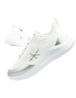 Calvin klein eva runner buty damskie sportowe sneakersy białe modne