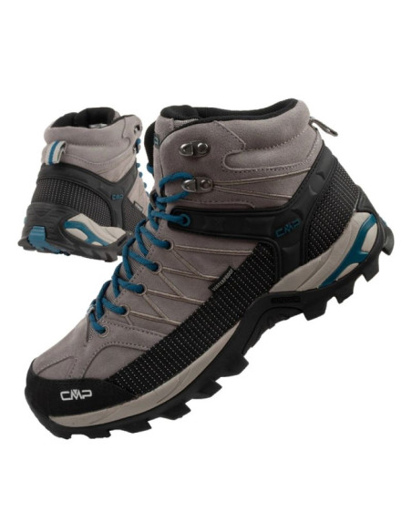 Cmp rigel buty męskie trekkingowe trwałe wodoodporne szare