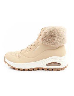Skechers uno rugged buty sportowe damskie botki ocieplane zimowe brązowe 2