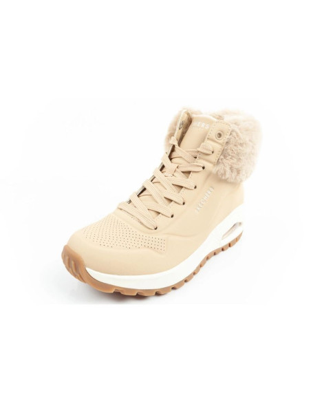 Skechers uno rugged buty sportowe damskie botki ocieplane zimowe brązowe