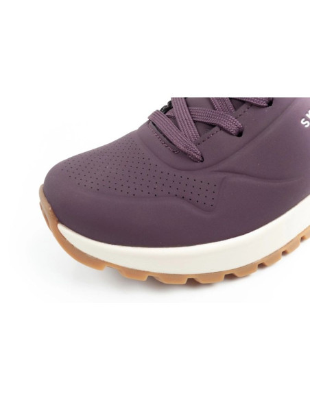 Skechers uno rugged buty sportowe damskie botki ocieplane zimowe fioletowe