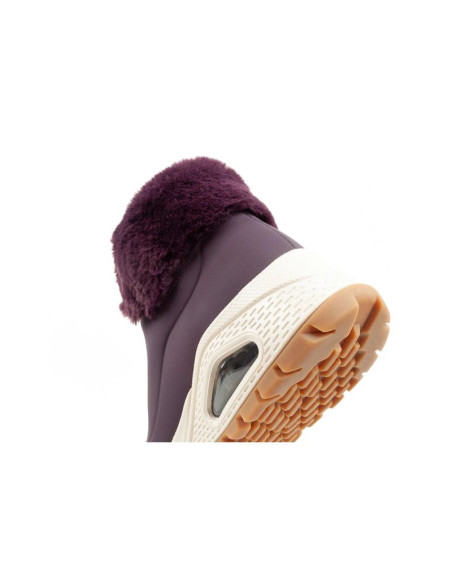 Skechers uno rugged buty sportowe damskie botki ocieplane zimowe fioletowe
