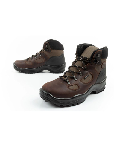 Grisport buty męskie trekkingowe skórzane wodoodporne za kostkę