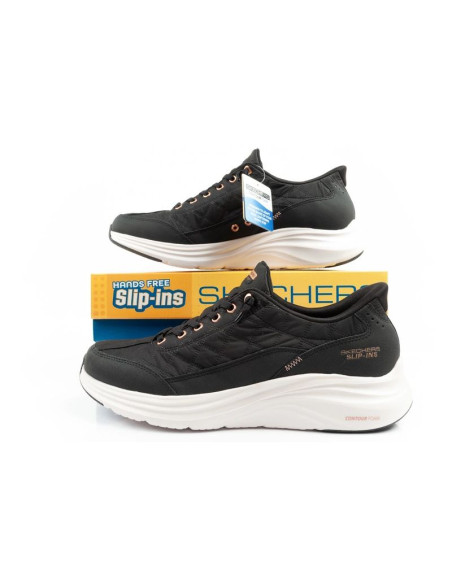 Skechers contour buty sportowe sneakersy damskie pikowane slip-ins