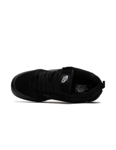 Buty męskie vans knu skool black tenisówki sportowe zamszowe off the wall czarne (vn0009qcbka)