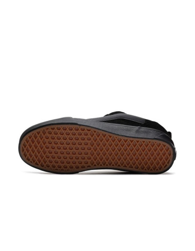 Buty męskie vans knu skool black tenisówki sportowe zamszowe off the wall czarne (vn0009qcbka)