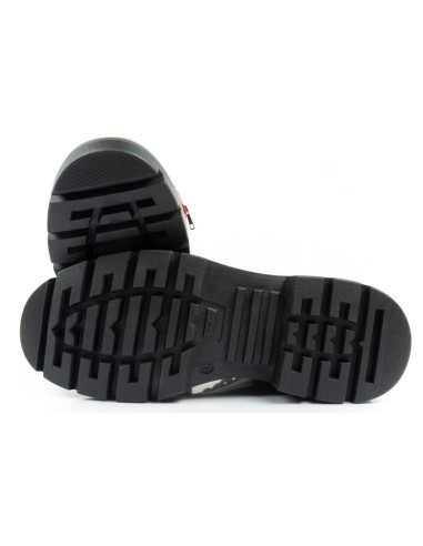 Wrangler nevada buty męskie sztyblety trzewiki eleganckie modne sznurowane czarne