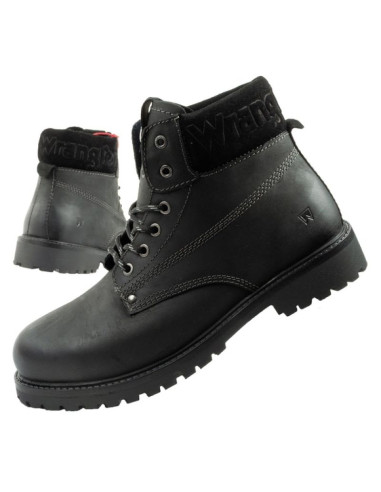 Wrangler arch buty męskie sztyblety trzewiki eleganckie naturalna skóra czarne