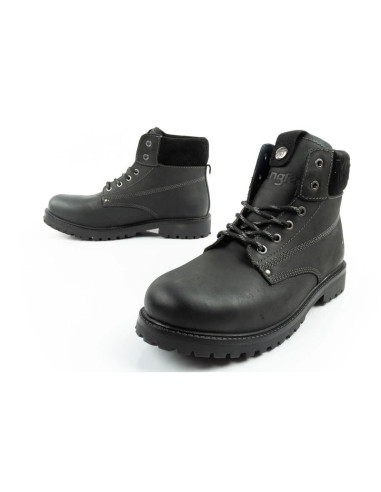 Wrangler arch buty męskie sztyblety trzewiki eleganckie naturalna skóra czarne