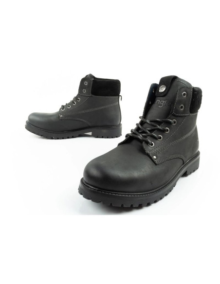 Wrangler arch buty męskie sztyblety trzewiki eleganckie naturalna skóra czarne