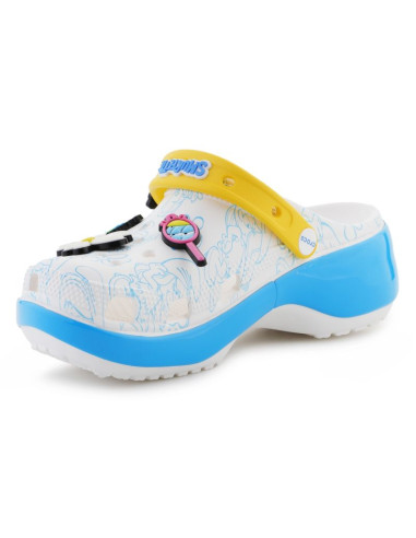 Klapki crocs smurfs platform clog w 210822