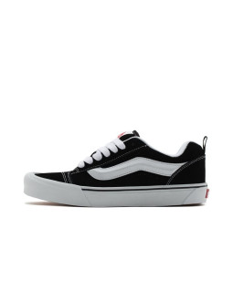 Trampki męskie vans knu skool black true white czarnp-białe (vn0009qc6bt)