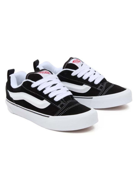 Trampki męskie vans knu skool black true white czarnp-białe (vn0009qc6bt)