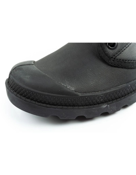 Palladium buty sportowe damskie baggy coated trampki za kostkę modne czarne