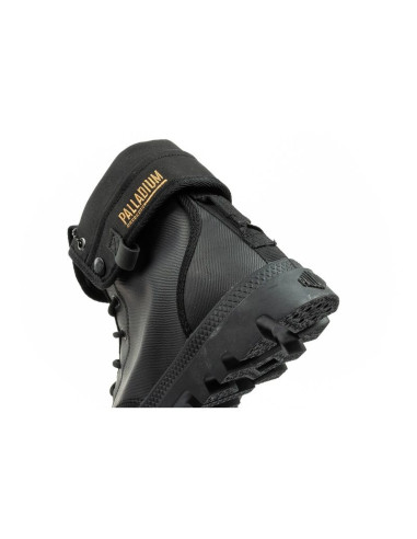 Palladium buty sportowe damskie baggy coated trampki za kostkę modne czarne