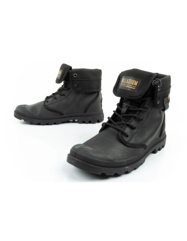 Palladium buty sportowe damskie baggy coated trampki za kostkę modne czarne