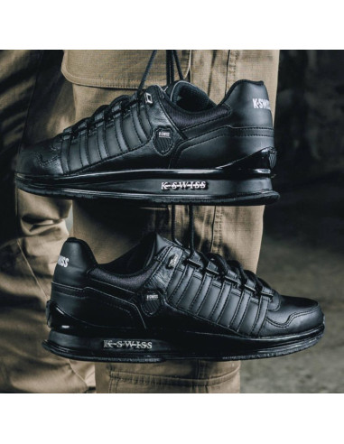 Buty sportowe męskie k-swiss rinzler gt sneakersy czarne (08907-010-m)