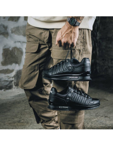 Buty sportowe męskie k-swiss rinzler gt sneakersy czarne (08907-010-m)